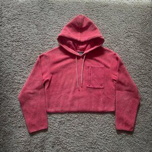 UGG Cropped Hoodie – Pink | XS | Never Worn, No Tags